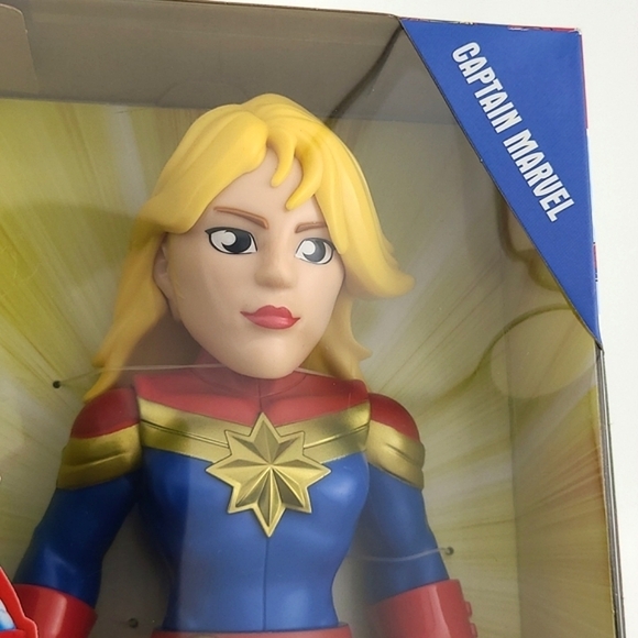 ⭐️3/ $30⭐️ Hasbro Captain Marvel Super Hero Adventures Figure Mega Mighties 3+Yr - Picture 5 of 14